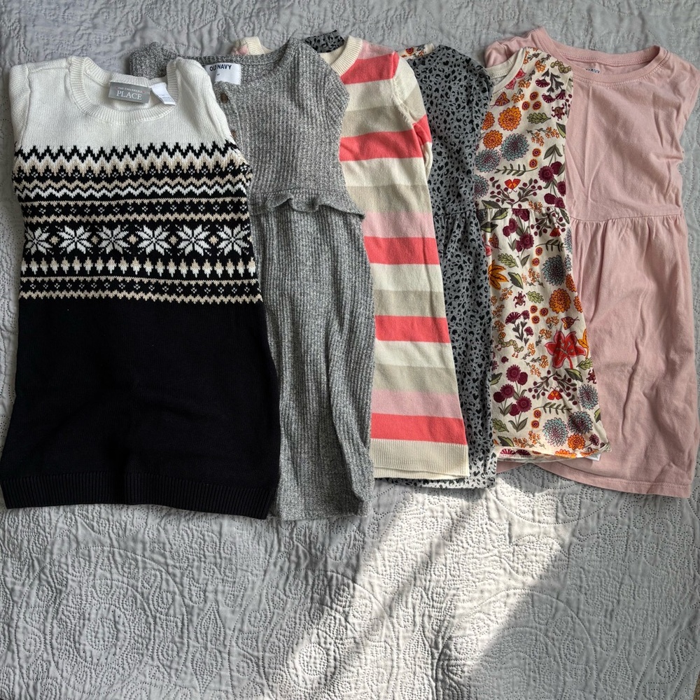 Girls Long Sleeve dress bundle